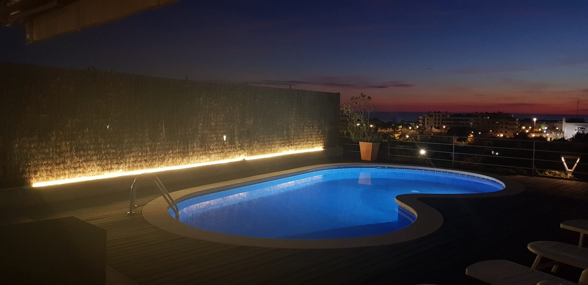 Villa Med Sitges,Private Pool lights.Alquiler vacacional.Villa de lujo
